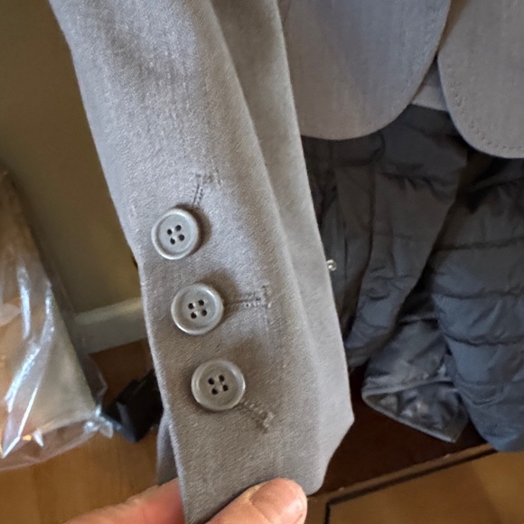 Calvin Klein Women's Classic Gray Suit Jacket - Picture 7 of 11